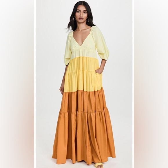 NWT STAUD Meadow Maxi dress - Picture 4 of 6